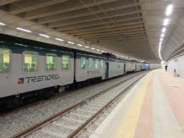 It was 30 mins late arriving, no information in any language, just it. Trenord Wikipedia