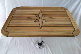 When entertaining on board, these same tables readily serve meals and even host card and board games. China Marine Boat Rv Motorhome Teak Decking Table Top Nautic Star Classic Soft 4 Sizes China Boat Table Teak Table