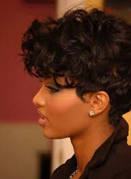 The idea of this haircut is to add volume in the crown area, not on the sides. 12 Short Haircuts For Black Women With Round Faces