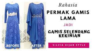 Salah satu jenis kebaya yang cukup klasik ialah kebaya dengan bef atau kutubaru. Permak Gamis Brokat Lama Jadi 6 Style Gamis Selendang Pesta Kekinian Youtube