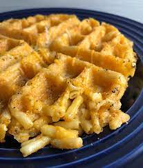 Just throw the thing out. Use A Waffle Iron To Make Quick And Easy Macaroni Cheese Waffles
