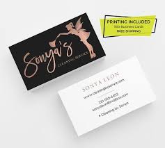 11 free printable business cards you can make at home. Rose Gold Cleaning Business Card 500 Printed Business Cards Etsy In 2021 Cleaning Business Cards Calling Card Design Printing Business Cards