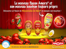 Nouveau Bouchon Amora Mini Guide Campagne Testertout Pub Francaise Mayonnaise Flacons
