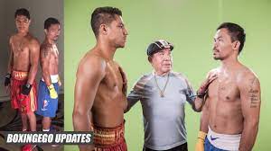 Manny pacquiao is many things, including a filipino politician and entertainer. Jessie Vargas Much Taller Than Manny Pacquiao Promo Shoot Will Height Matter Boxingego Youtube