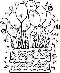 Free printable happy birthday coloring pages for kids. Coloring Pages Balloons Coloring Pages