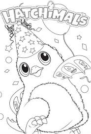 Printable coloring and activity pages are one way to keep the kids happy (or at least occupie. Sweet Hatchy Birthday Hatchimal Coloring Pages Birthday Party Crafts Coloring Books Hatchimals