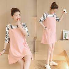 Model baju hamil dress batik. Jual Stripe Set Dress Maternity Pregnant Baju Ibu Hamil Dress Ibu Muda Dres Di Lapak Baby Shark Bukalapak