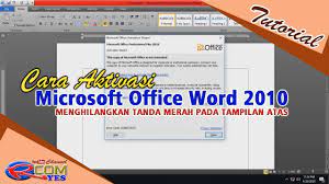 Tapi, jika anda tidak memilikinya, maka aktivasi bisa dilakukan tanpa product key, yaitu menggunakan software yang cara kerjanya sama dengan kms auto atau kms pico. Cara Aktivasi Microsoft Office Word 2010 Menghilangkan Tanda Merah Sukses 100 Youtube