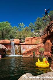 Where The Trail Meets The Water Have You Been To An Az Swimming Hole Cool Off After A Day Of Exploring Arizona Swimming Holes Swimming Holes Desert Travel