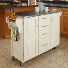 Kitchen Carts Mix And Match White Kitchen Cart Cabinet W Stainless Steel Top Kitchensource Kitchen Design Small Small Kitchen Storage Small Space Kitchen