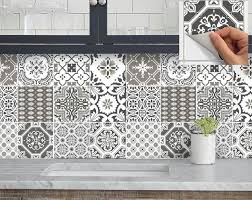 Tile Stickers Decal For Kitchen Bathroom Back Splash Floor Etsy Tile Decals Trending Decor Kitchens Bathrooms