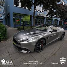 Total Wrapping With Titanium Matt Chrome Ch 089 1 Apastickers Apafilms Apafolie Apavinyl Chromevinyl Carfoil Chrome Ca Matte Cars Car Wrap Car Colors