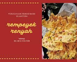 Peyek Cetar Peyek Kedelai Peyek Mlehoy Kacang Tanah Kangkung