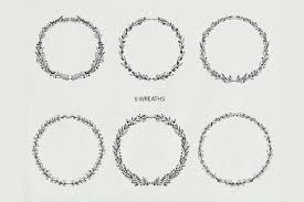 A wide variety of black wreath options are available to you, such as outdoor christmas decoration, indoor christmas decoration and christmas tree ornament. Black White Wreath Clipart By Gingerart Thehungryjpeg Com