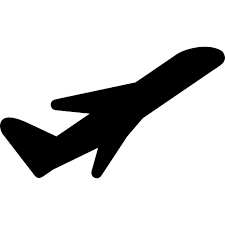 Plane Taking Off Free Vector Icons Designed By Freepik Free Icons Black Silhouette Icon