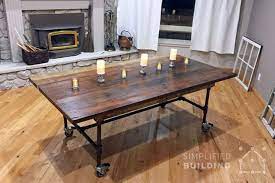 The foam cushion seats will. 10 Diy Dining Tables To Build With Tube And Fittings Simplified Building