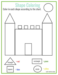 Welcome to the math salamanders 2d shapes worksheets. Shapes Worksheets For Preschool Free Printables Mary Martha Mama