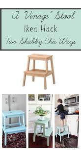 Ikea Hack Creating A Vintage Stool Finding Silver Pennies Ikea Hack Ikea Vintage Stool