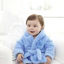 Velcro closure of top button and buttons down the front makes for easy on and off. 42 Baby Bath Robes Ideas Baby Bath Robe Baby Robes Baby Bath