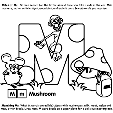 A grid that can be faded in and. Alphabet M Coloring Page Crayola Com