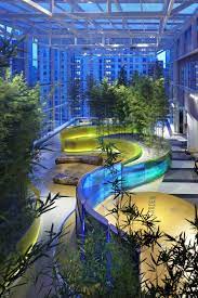 The Crown Sky Garden Is A Place Of Interaction And Sanctuary For The Children Families Doctors And Administrator Sky Garden Water Tower Place Interior Garden