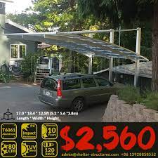 Home Sidewalk Cantilever Carport Driveway Carports Aluminum Double Carport Truck Shade Cantilever Carport Carport Carport Shade