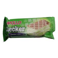 Apollo pandan layer cake is the quintessential moist and delicious layer cake, with delectable cream used between layers of spongy cake. Layer Cake Apollo Checker 18g Sms