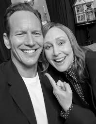 Vera Farmiga and Patrick Wilson for 'THE CONJURING: LAST RITES' press. 📷