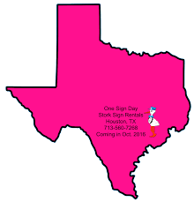 One Sign Day Is A Stork And Birthday Lawn Sign Rental Service In Houston Tx Proudly Serving Katy Cypress Sugar Lan Birthday Lawn Signs Lawn Sign Yard Cards