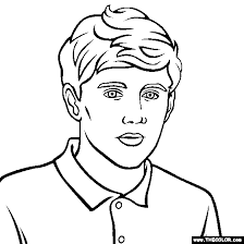 Printable one direction coloring page. Niall Horan One Direction Coloring Page Niall Horan Coloring One Direction Drawings One Direction Art Coloring Pages For Girls