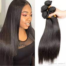 Indian Straight Human Hair 4 Bundles 100 Unprocessed Indian Hair Straight Hair Extensions Natural Black Col Human Hair Natural Hair Weaves Straight Hairstyles