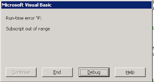 on error resume next seemingly not