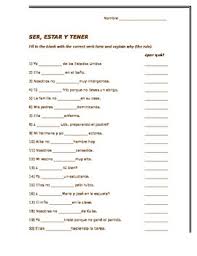 Test yourself on the spanish verbs ser and estar with this free quiz and check on your progress identifying when to use these verbs. Ser Estar And Tener Practice Or Quiz Using The Three Verbs Tpt