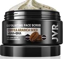 JVR Face Scrub for Men, Facial Scrub for Deep Exfoliating, Cleansing, Removing Blackheads, Ingrown Hair, Pre-shave Soften, Organic Formulated with ...