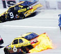But at short tracks, it's tolerated some of the time. Talladega Nights The Reporter