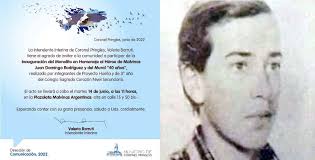 Inauguran el Monolito en Homenaje a "Mingo" Rodríguez