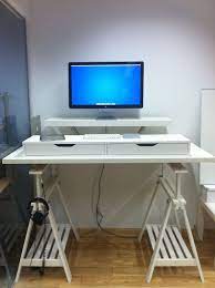 Check spelling or type a new query. 10 Ikea Standing Desk Hacks With Ergonomic Appeal Ikea Standing Desk Diy Standing Desk Standing Desk Hack