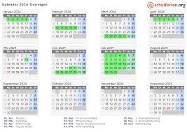 Beachten sie bitte insbesondere bei den entfernteren jahren den hinweis an der seite! Kalender 2024 Ferien Thuringen Feiertage