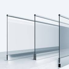 Tempered laminated hercules glass panel with spigots. China Wholesale Stainless Steel Glass Balcony Railing Aluminum Balcony Railing System Glass Railing For Balcony With Ce China Wholesale Balcony Railing Glass Railing