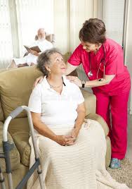 Senior Care In Nursing Home Nurse Cares For An Elderly Woman In A Nursing Home Ad Home Nurse Nursing Senior Senior Care Nursing Home Nursing Care
