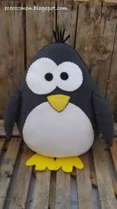 Felt Penguin Dolgu Oyuncak Hayvan Sanatsal Oyuncak Bebekler Penguen