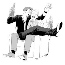 Pin By Payzsion Ryan On Good Omens Good Omens Book Funny Drawings Amazon Prime Shows