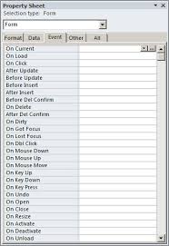 Microsoft Access 2010 Lesson 17 Events And Macros Access Database Lesson Excel Spreadsheets