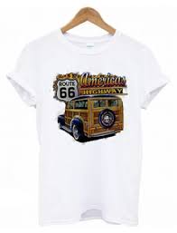 route 66 americas highway t shirt