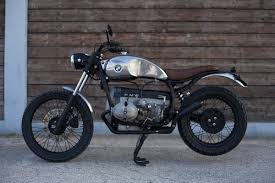 手作りアルミタンク bmwのr80gsが渋いトラッカーに大変身 カフェレーサー バイク カスタムバイク