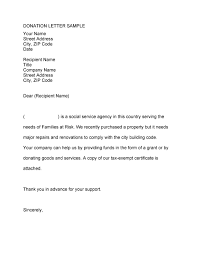 43 Free Donation Request Letters Forms Á Templatelab