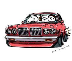 ozizo art show 画像 変な車 古い車 車 イラスト