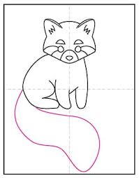 And ahead we draw two columns of front paws. Draw A Red Panda Art Projects For Kids