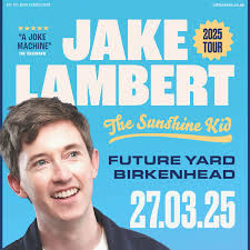 We dip our toes into the pool of comedy once again as we welcome comedian  and social media sensation Jake Lambert to Future Yard