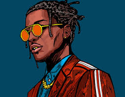 Asap Rocky Projects Photos Videos Logos Illustrations And Branding On Behance Rappers drawing rappers drawing outline rappers drawing portrait rocky drawing asap. asap rocky projects photos videos